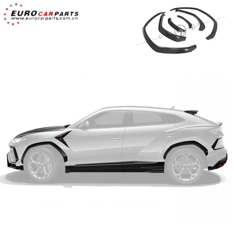 Dry carbon material for Lambo carbon for Urus fender TC style kit - Worldwide Exotic Styles