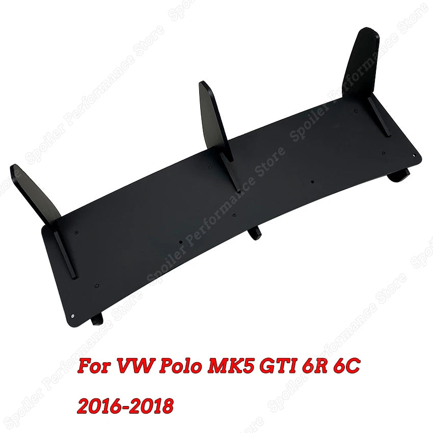 VW Polo MK5 GTI 6R 6C Two/Four Door Facelift 2010-2018 Car Rear Bumper Diffuser S Kit Tuning Black - Worldwide Exotic Styles