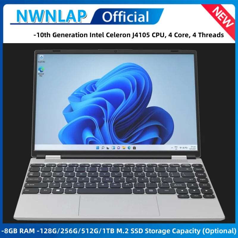 14 Inch Intel Quad Core Windows 10 Pro 16G , 1TB SSD N5095 - Worldwide Exotic Styles